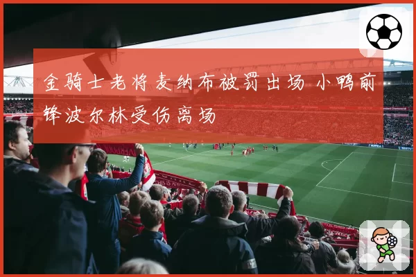 金骑士老将麦纳布被罚出场 小鸭前锋波尔林受伤离场