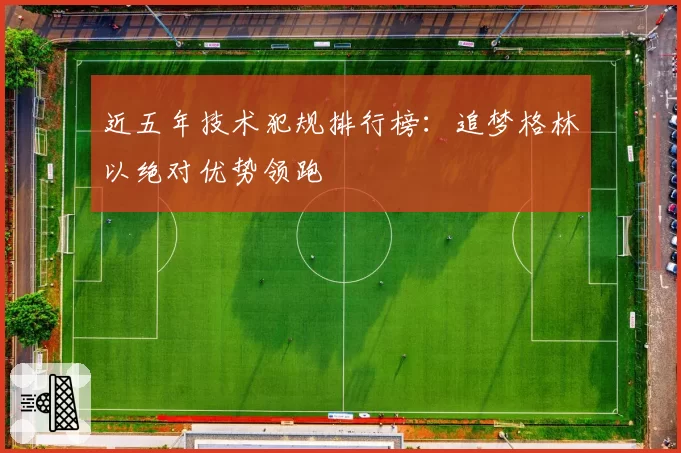 近五年技术犯规排行榜：追梦格林以绝对优势领跑